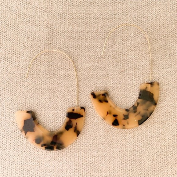 Bohemian Acrylic Colorful Earrings - Picture 2 of 6